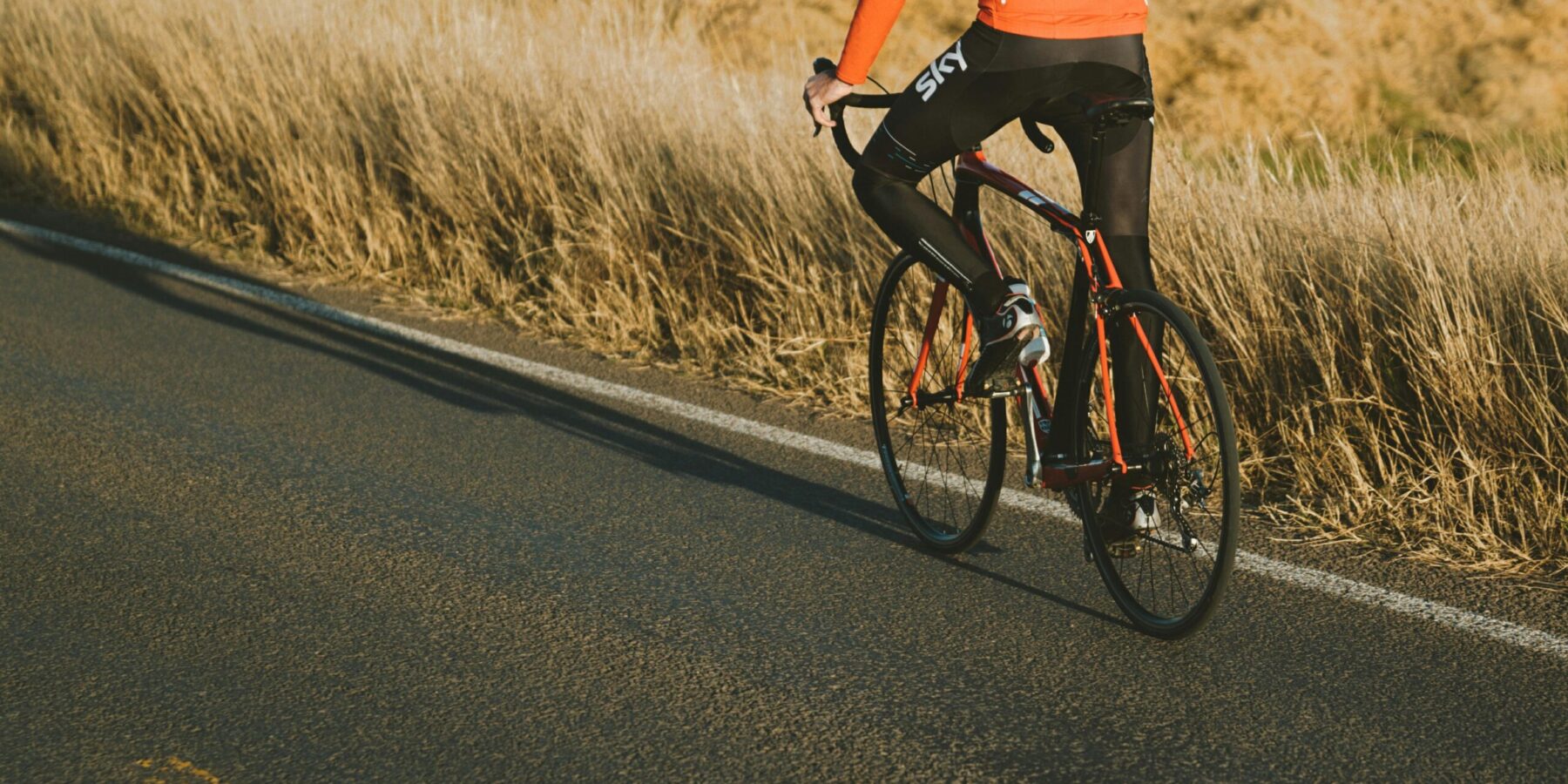 biking on dangerous busy street